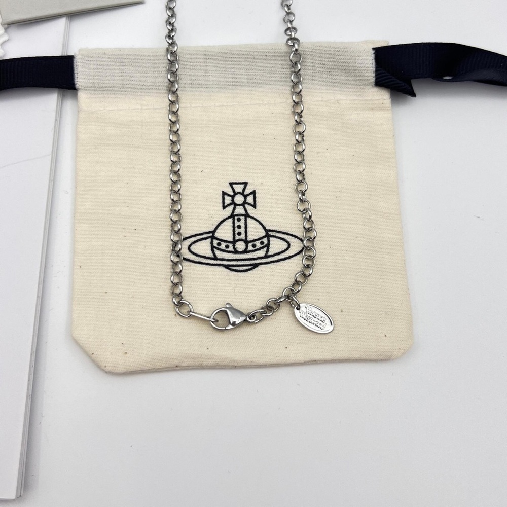 Vivienne Westwood Saturn Bell Necklace - Picture 9 of 10